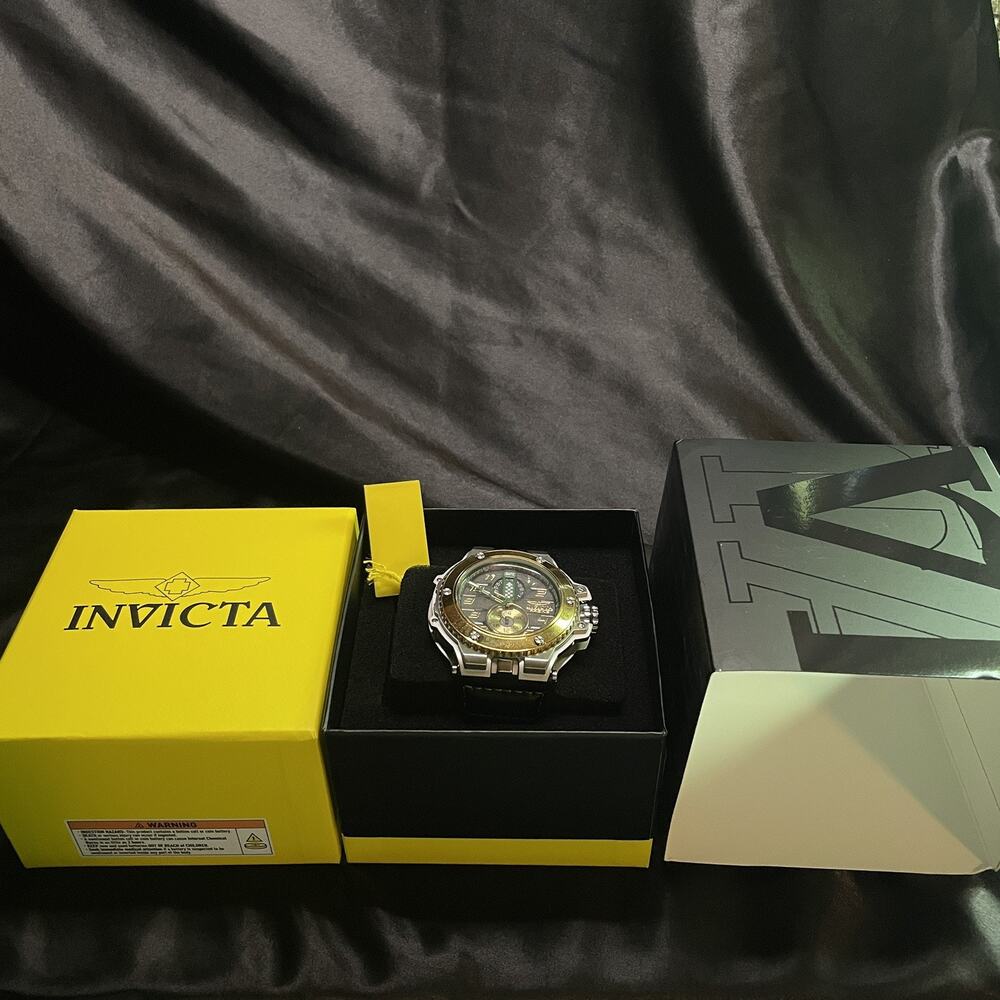 Invicta Racing Downforce 47380 55mm Skeleton Dial Watch | Key chain & Racing bag - Picture 4 of 6